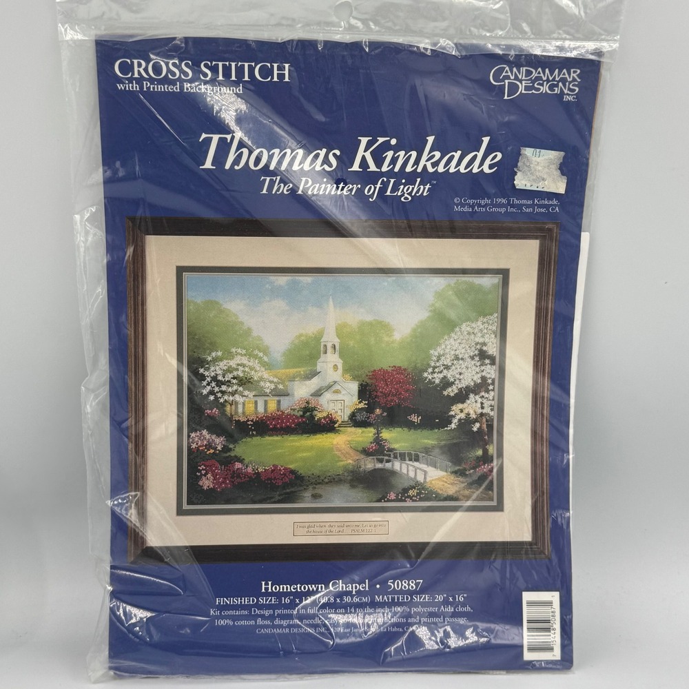 Candamar Designs Cross Stitch  Multicolor Thomas Kinkade 50887 NEW